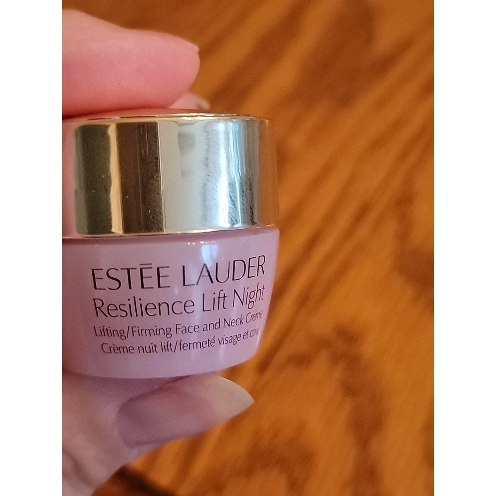 ESTEE LAUDER Resilience Lift Night Creme Firming Face/Neck .24oz Travel Size NEW